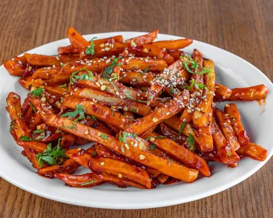Delicious honey chilli fries in Calgary Oakridge, AB
